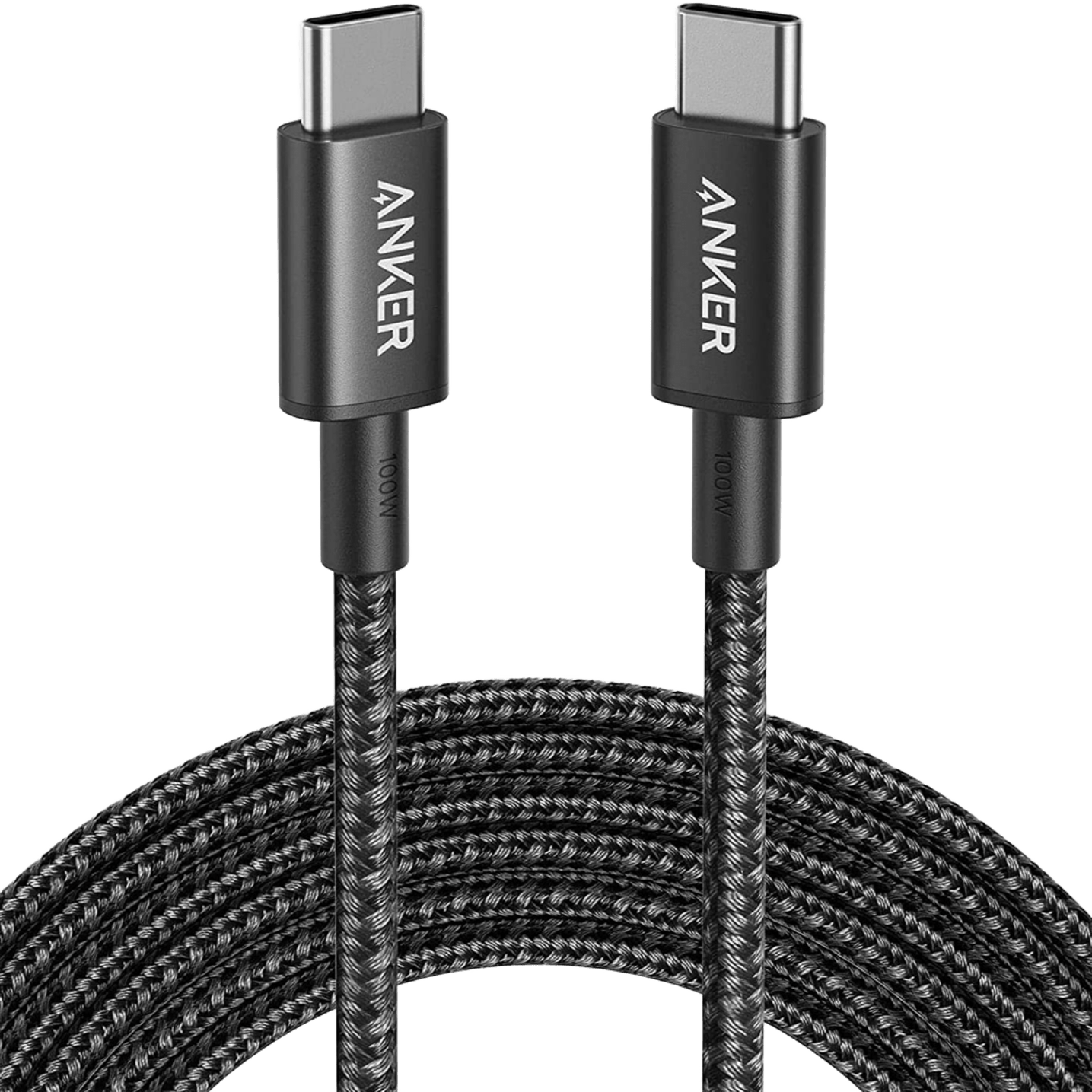 Anker 575 USB-C Docking Station (13-in-1) and New Nylon USB-C to USB-C 100W Cable (10 ft)