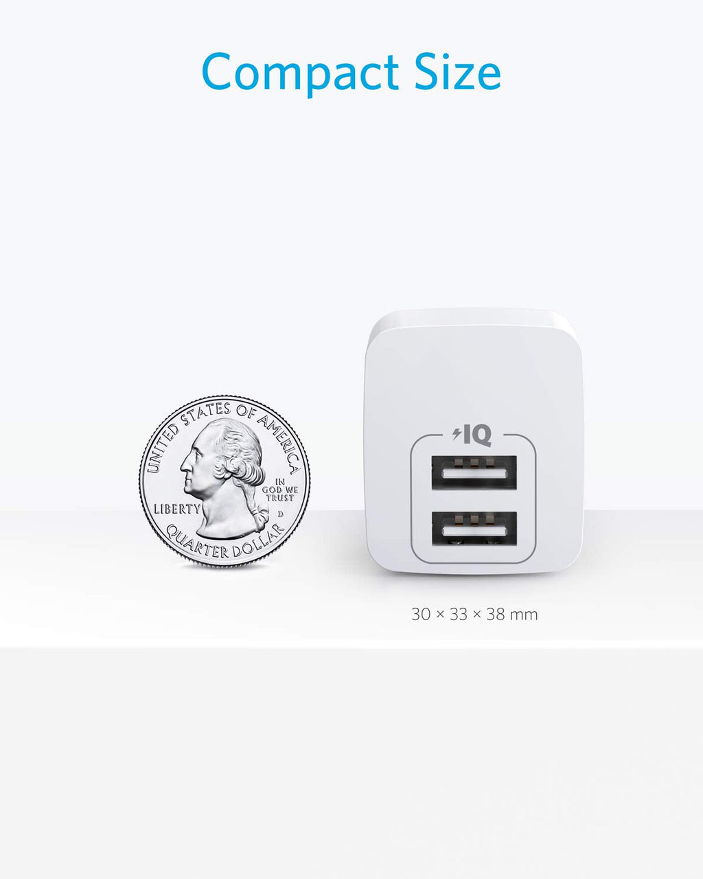 Anker PowerPort mini with compact size for PowerPort mini