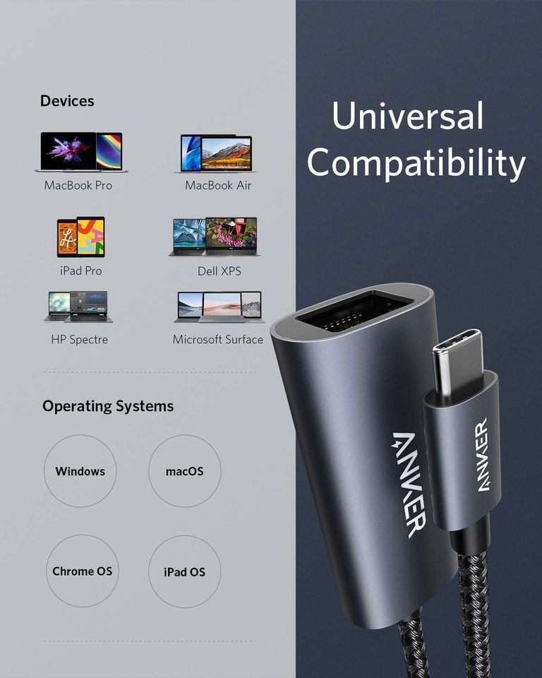 Anker with universal compatibility for devices and systems