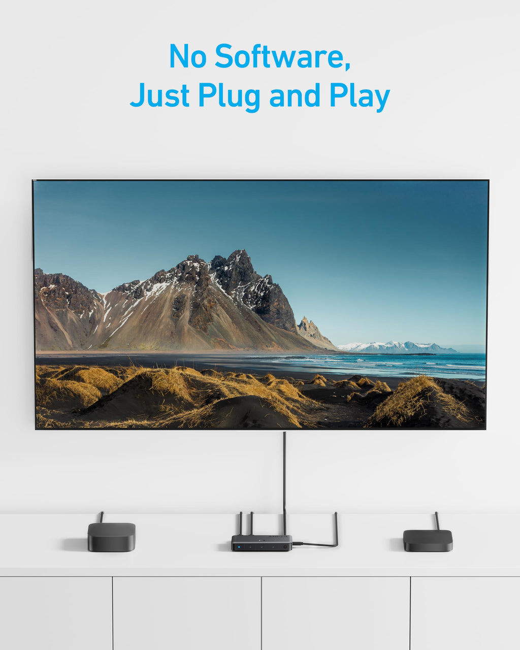 Anker with simple plug and play setup for Keyword