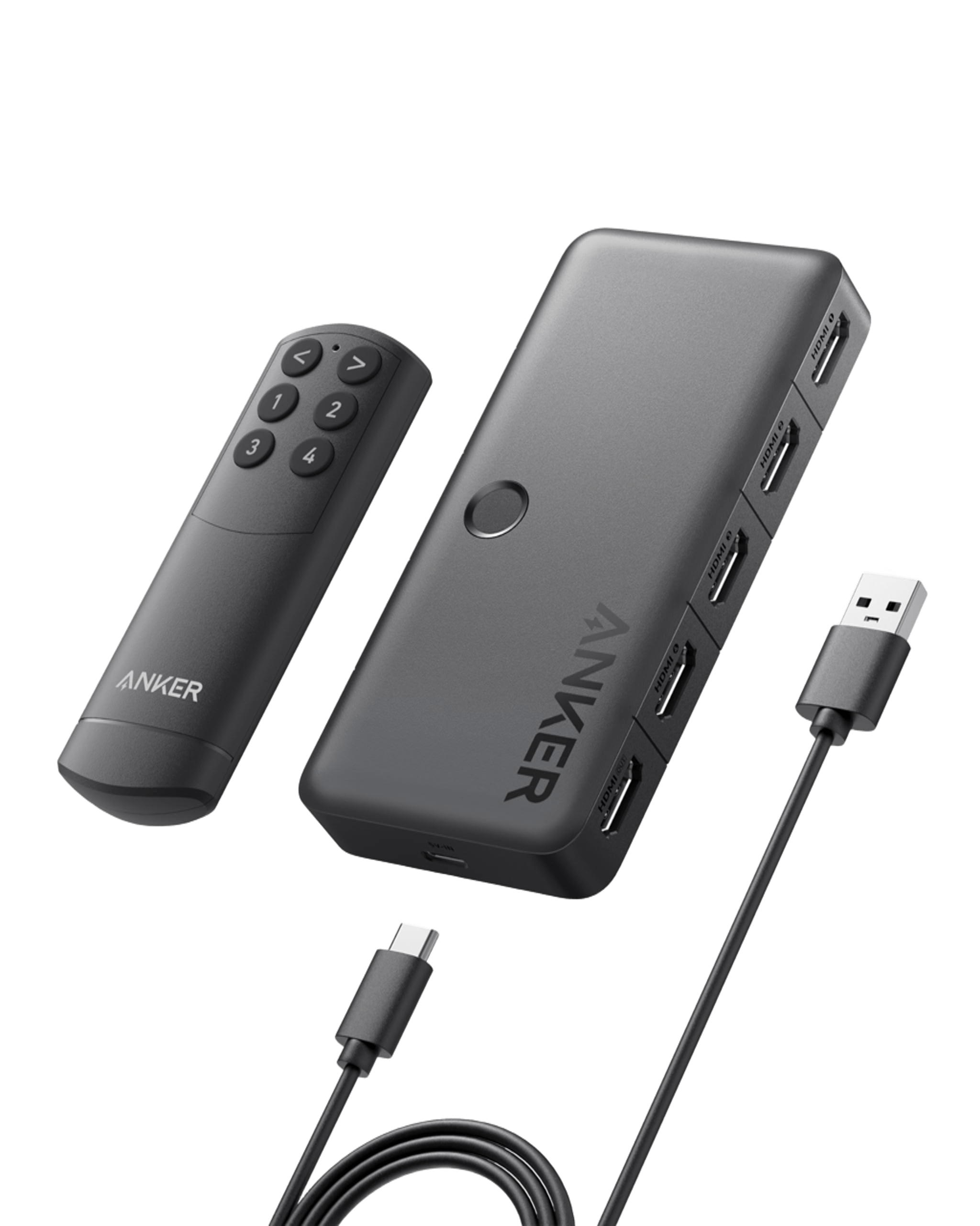 HDMI Switch (4 in 1 Out, 4K HDMI)