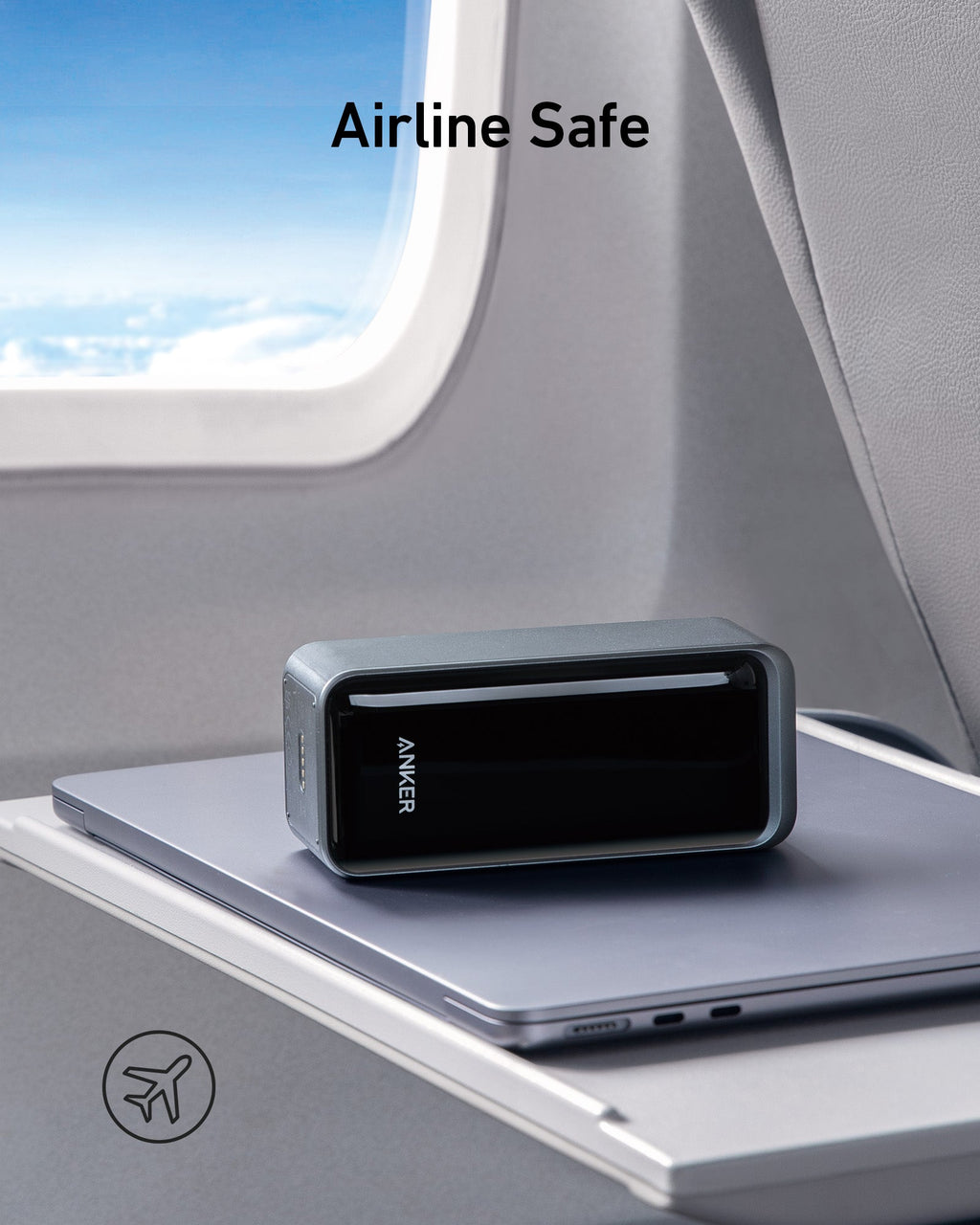 Anker portable power station for airline safe travel