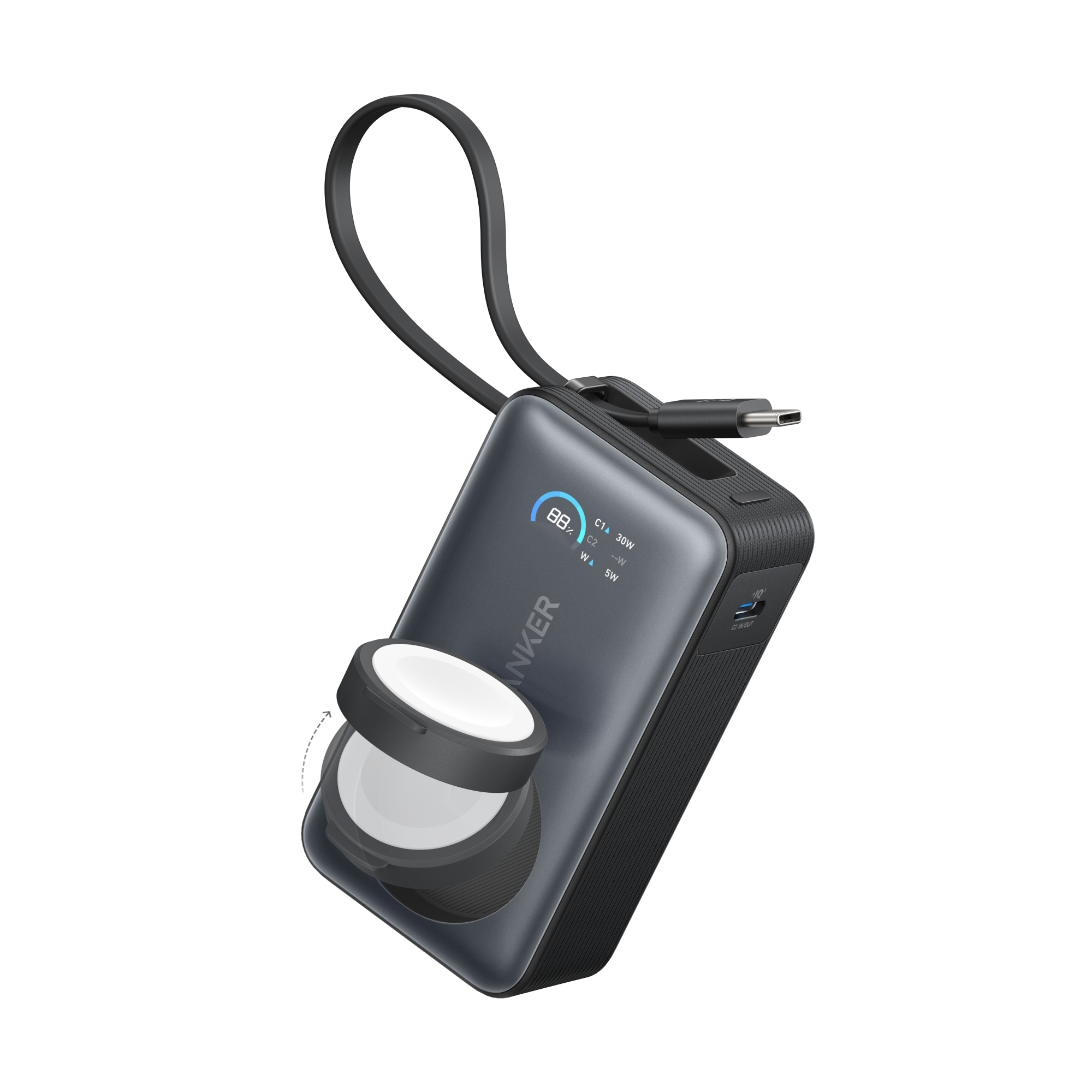 MagGo Power Bank (10K, 35W, For Apple Watch)