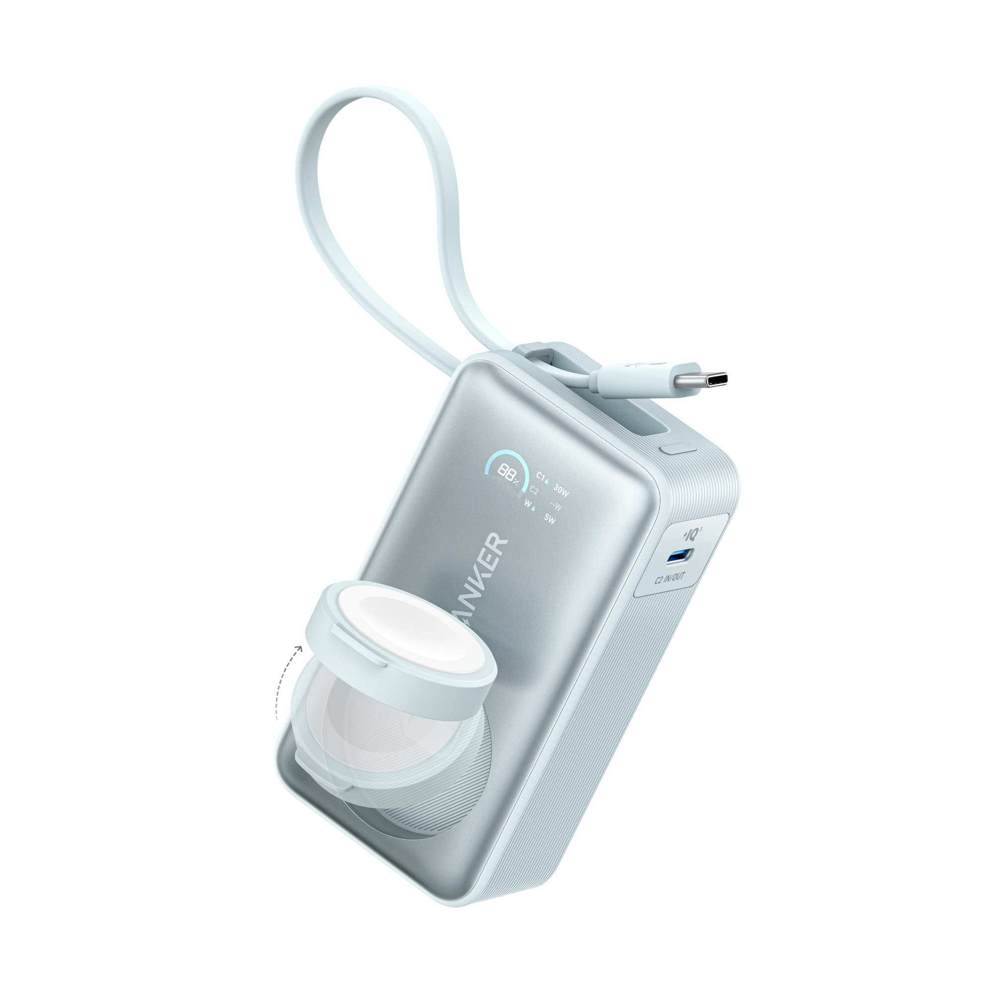 MagGo Power Bank (10K, 35W, For Apple Watch)