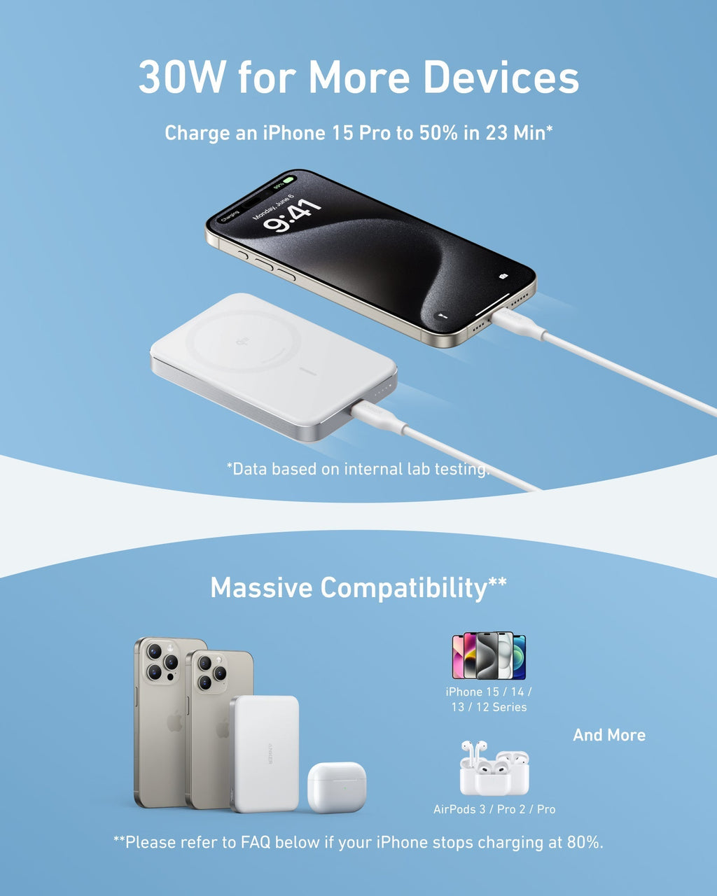 Anker MagGo Power Bank (10K, Slim) | Customizable
