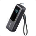 Laptop Power Bank (25K, 165W, Built-In and Retractable Cables)