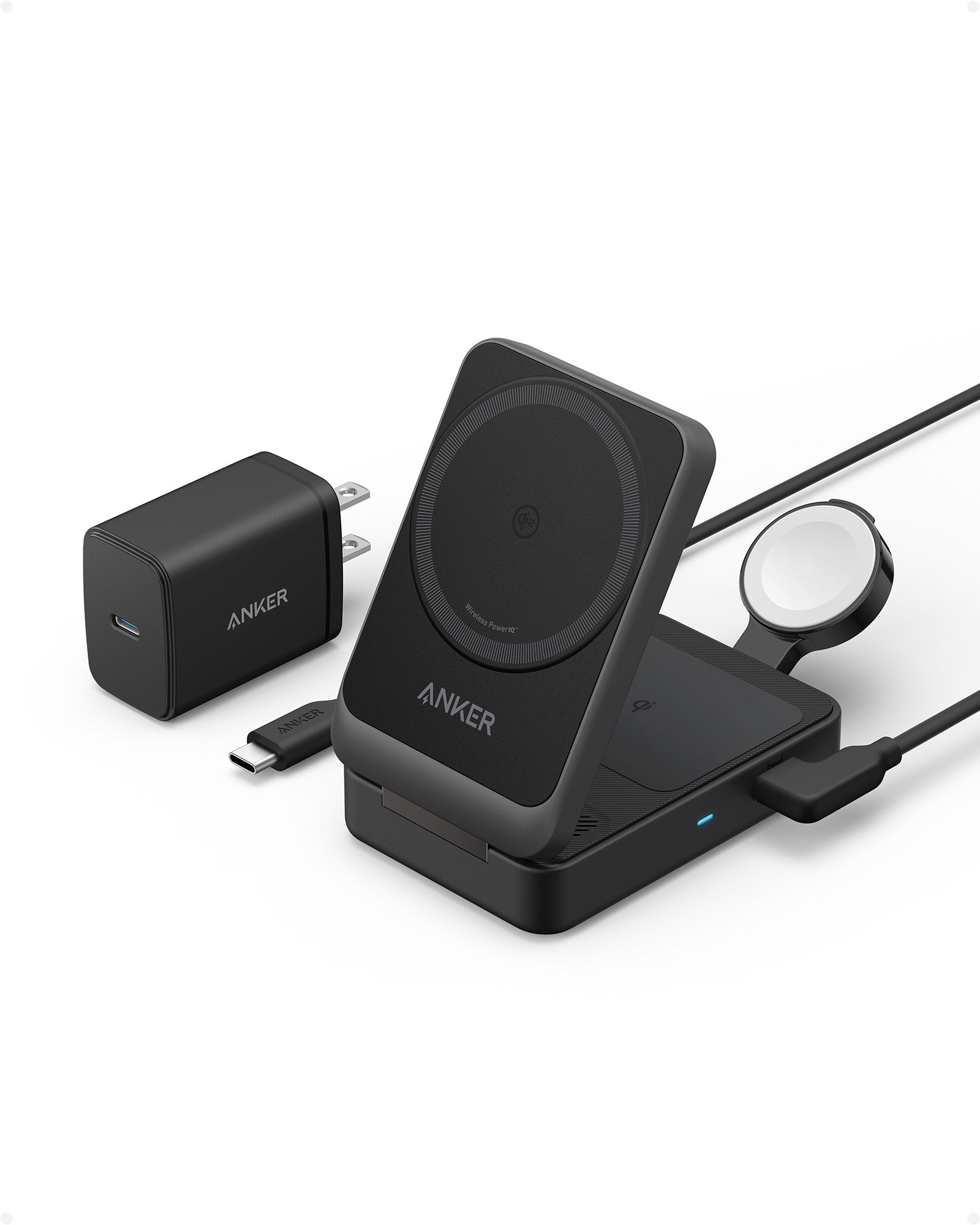 Refurbished MagGo Wireless Charging Station (Foldable 3-in-1)