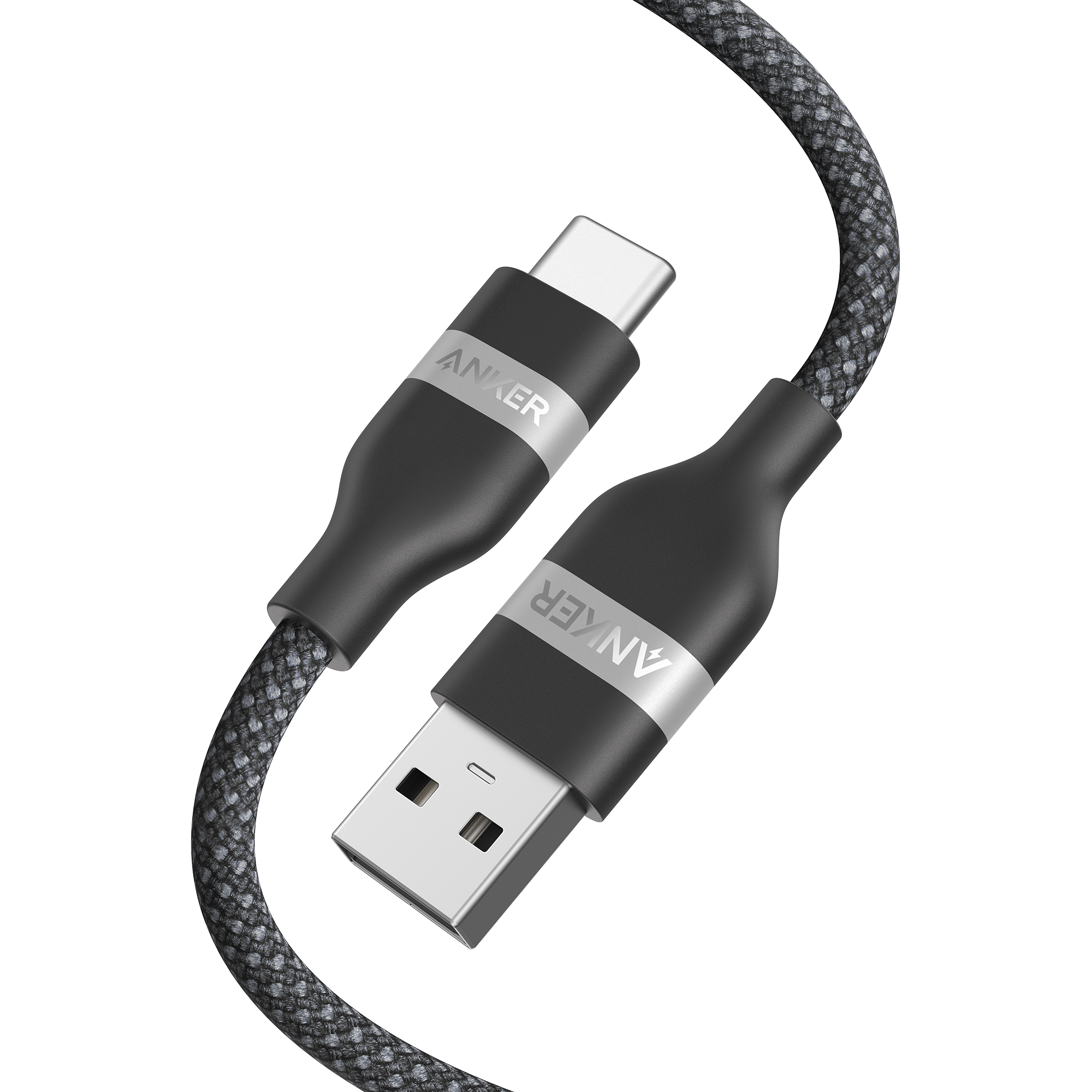 USB-A to USB-C Cable (3 ft / 6 ft, Upcycled-Braided)
