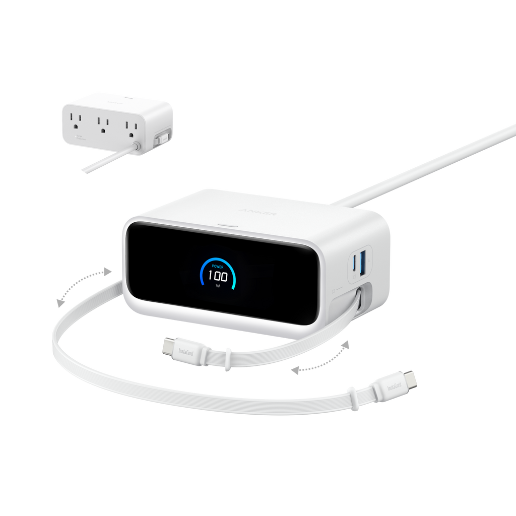 Anker Nano Charging Station (7-in-1, 100W) and Anker Nano Charger (45W) with Cable