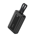 Zolo Power Bank (20K, Built-In USB-C and Lightning Cable)