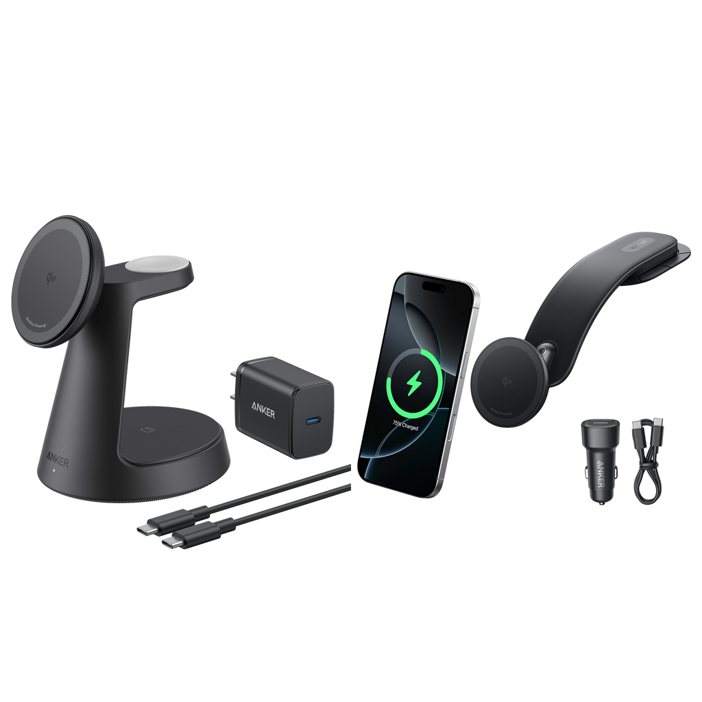 MagGo Wireless Charging Station and Nano Wireless Car Charger