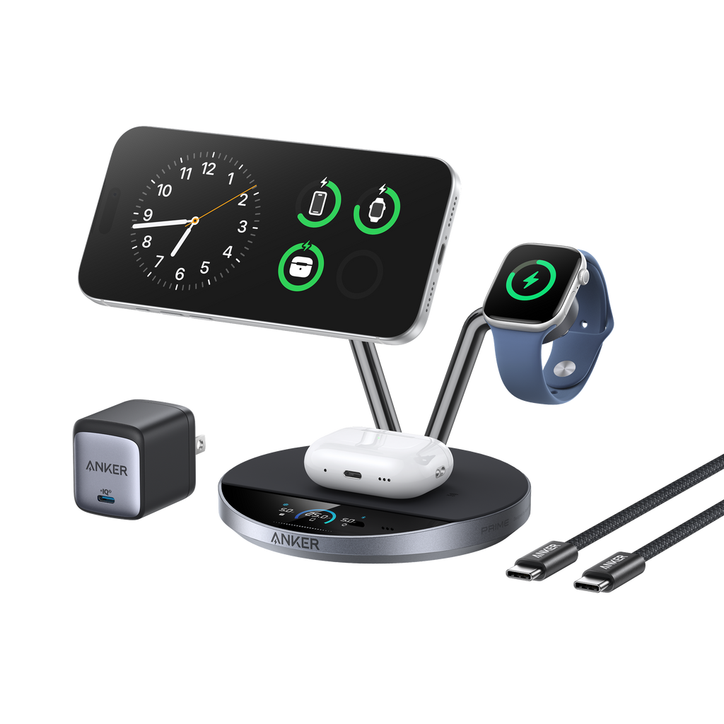 Prime Wireless Charging Station (3-in-1, MagGo, AirCool, Dock Stand)