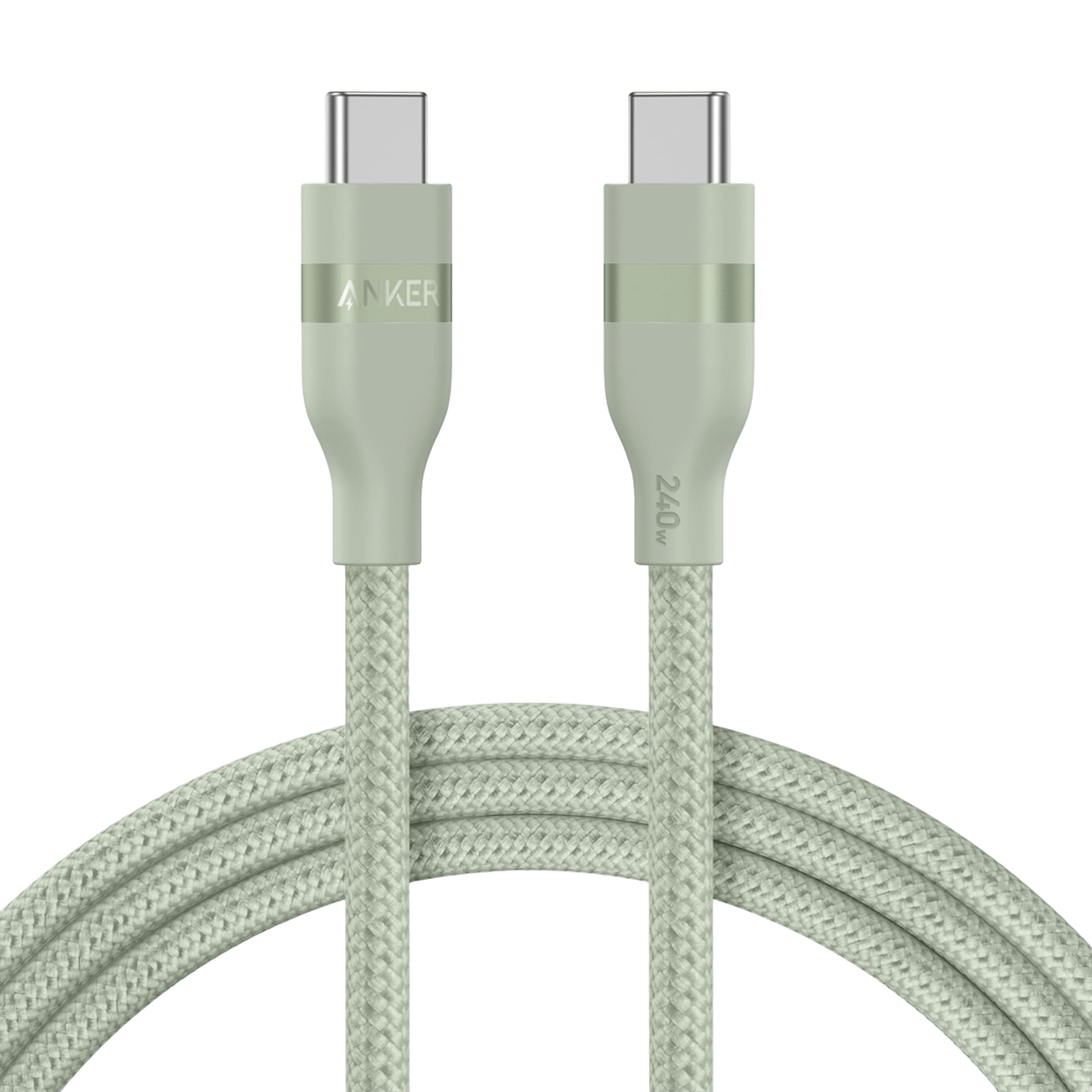 USB-C to USB-C Cable (3 ft / 6 ft, 240W, Upcycled-Braided)
