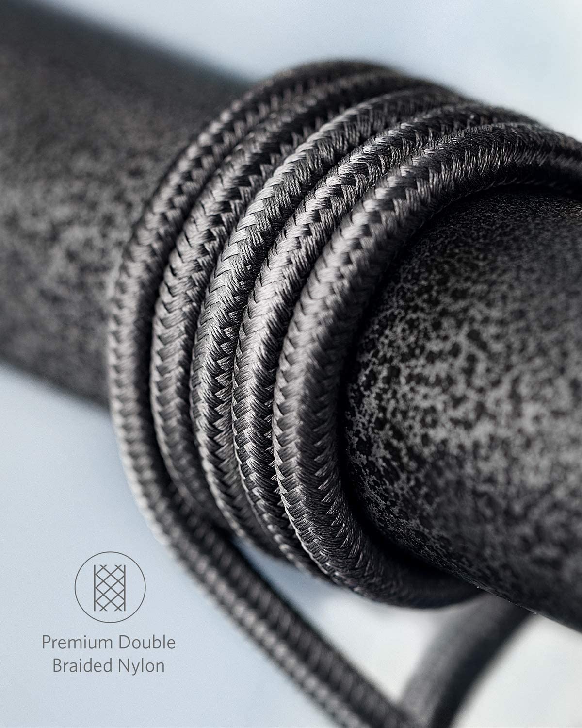 Anker cable with double braided nylon for durability